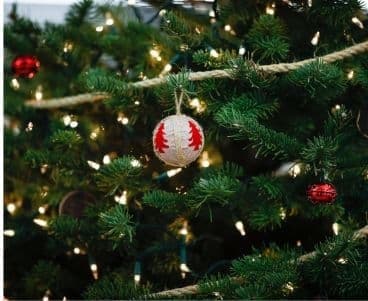 Christmas Tree decorated with an Ornament