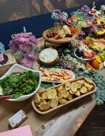 charcuterie spread at Workhorse event