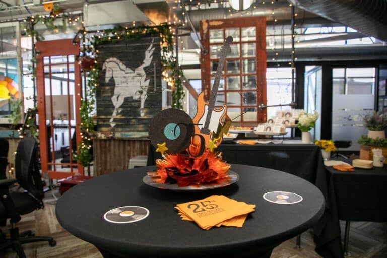 Event table at Workhorse