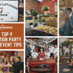 "Our Top 9 Graduation Party Ideas & Event Tips" with collage