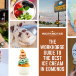The Workhorse Guide to The Best Ice Cream in Edmonds collage with ice cream photos