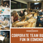 Collage image of corporate fun