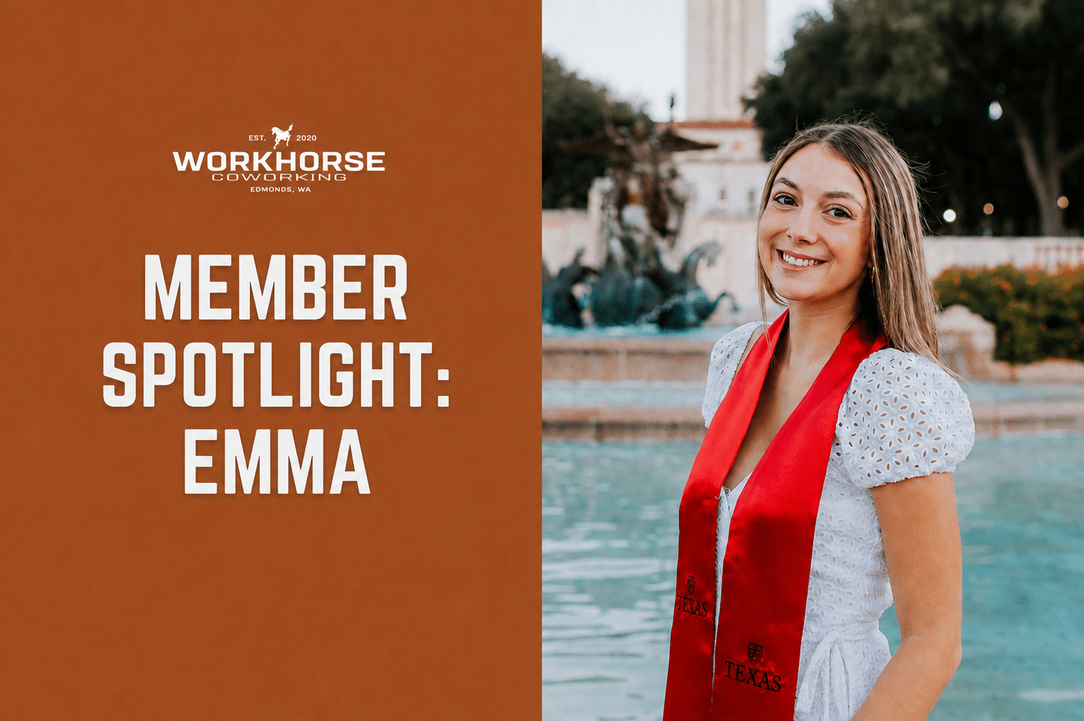 Emma workhorse corworking member revised Emma is a hotdesk member at Workhorse Coworking